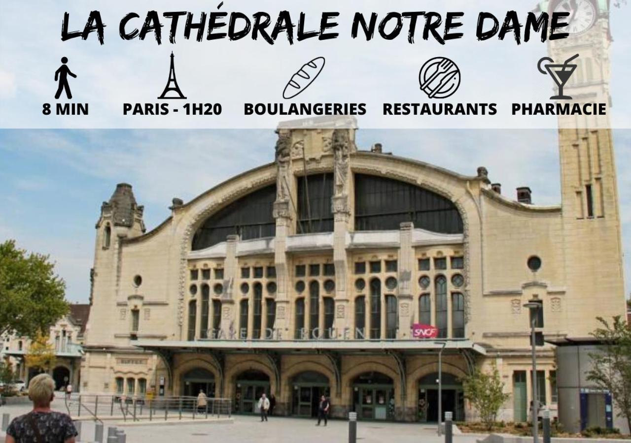 Cosy'Appart - La Cauchoise Leilighet Rouen Eksteriør bilde